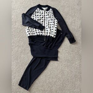 St John 2 pc Stylish Black Women's Jumpsuit